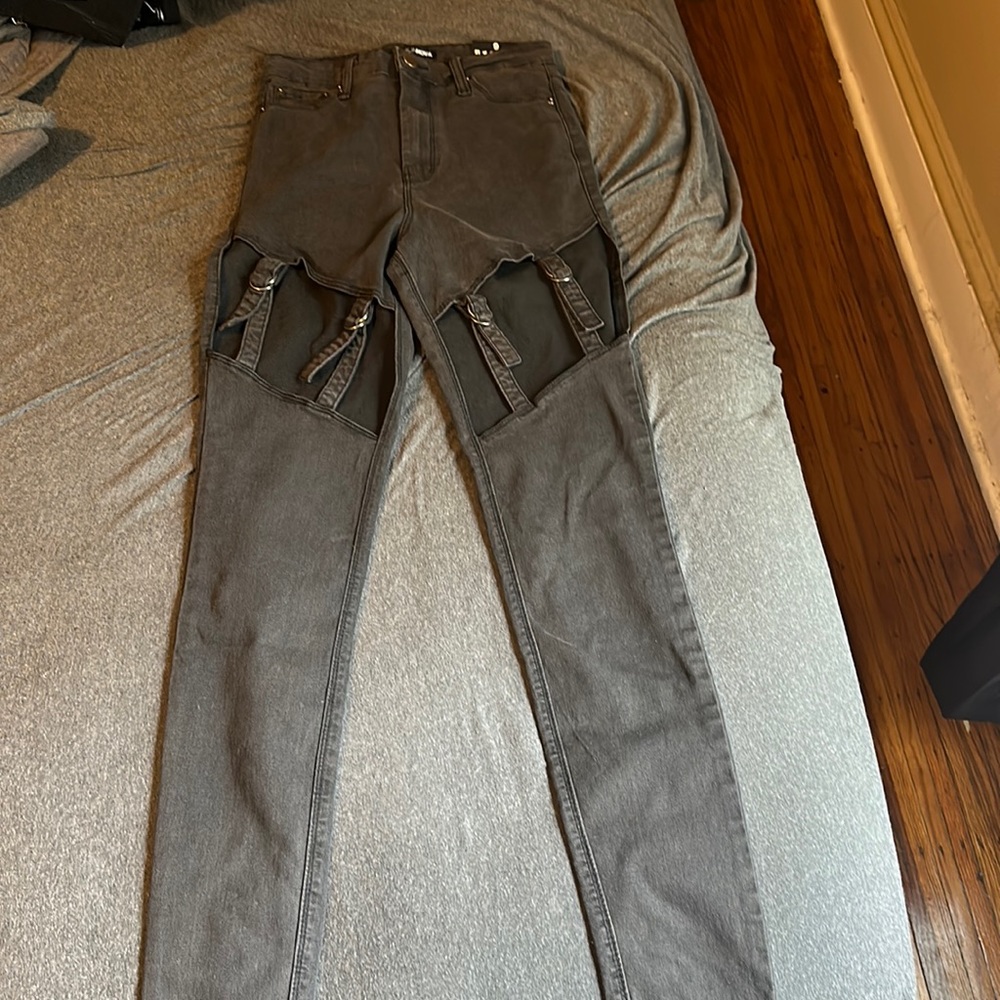 fashion Nova skinny garter pants